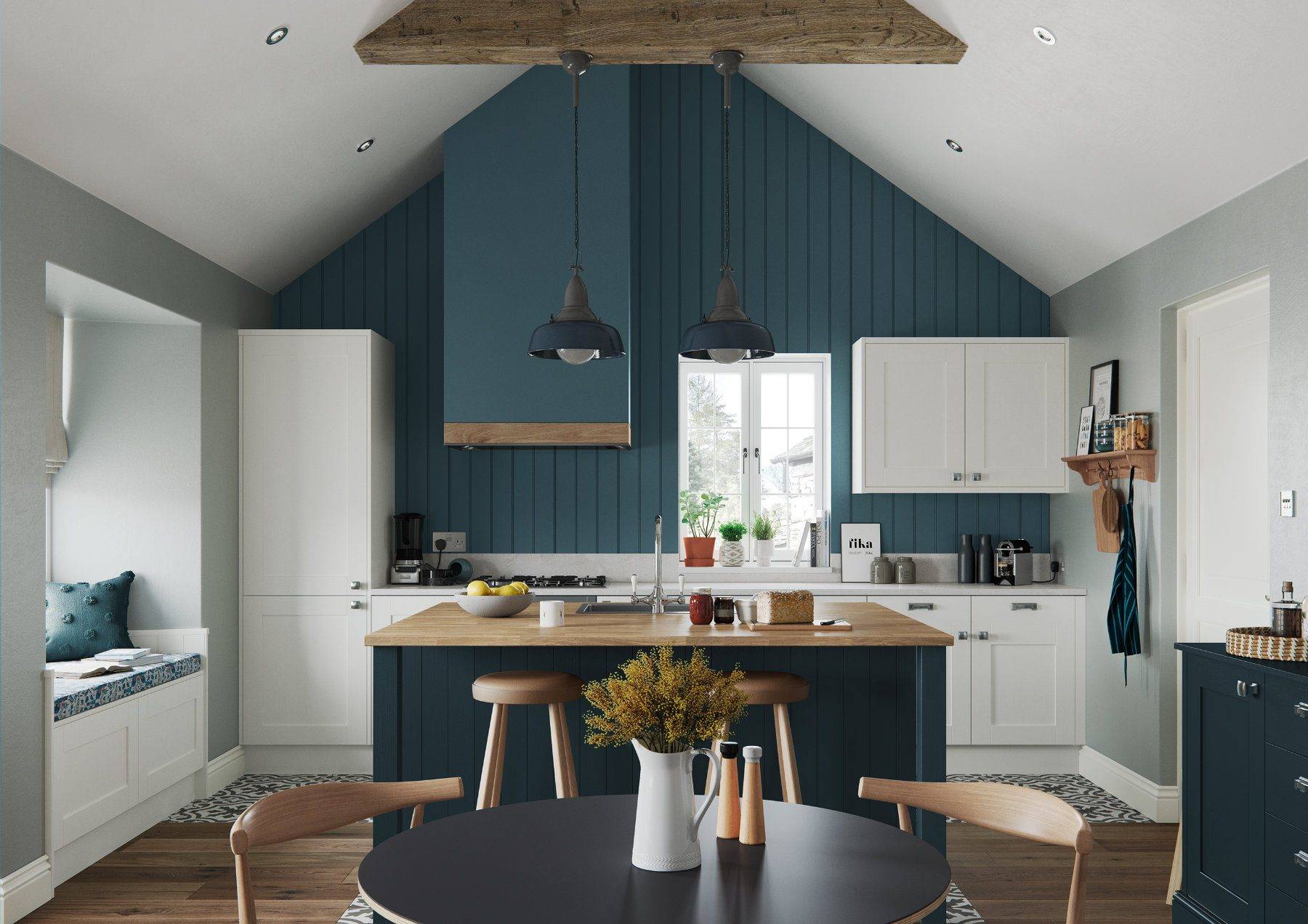 Daval Vibrant Shaker Kitchen | Alon Interiors, Kent