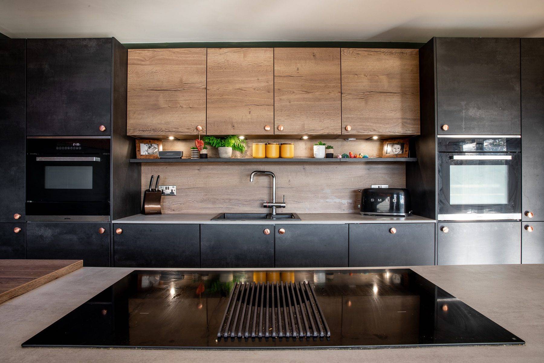Dark Matt And Wood Kitchen2 | Classique Kitchens, Carlisle