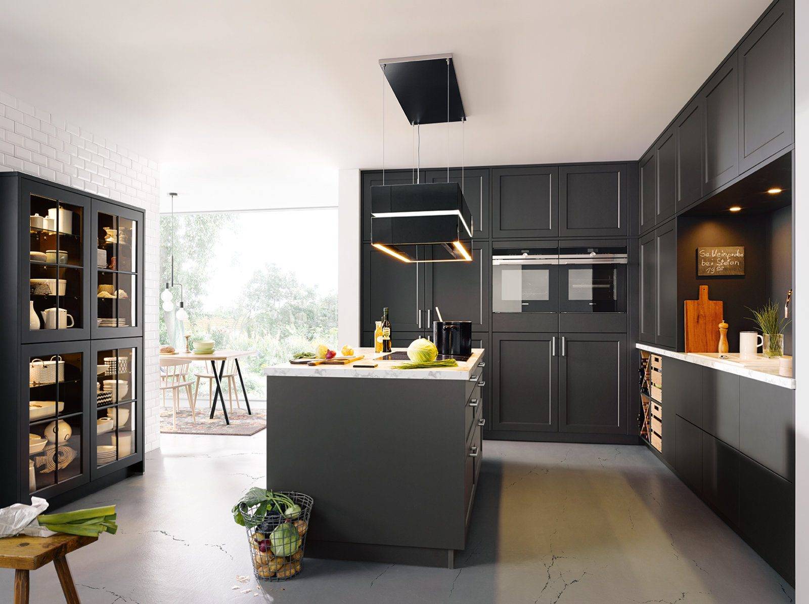 Schuller Shaker Open Plan L Shaped Kitchen With Island | Joshua Donald Kitchens, Dunstable