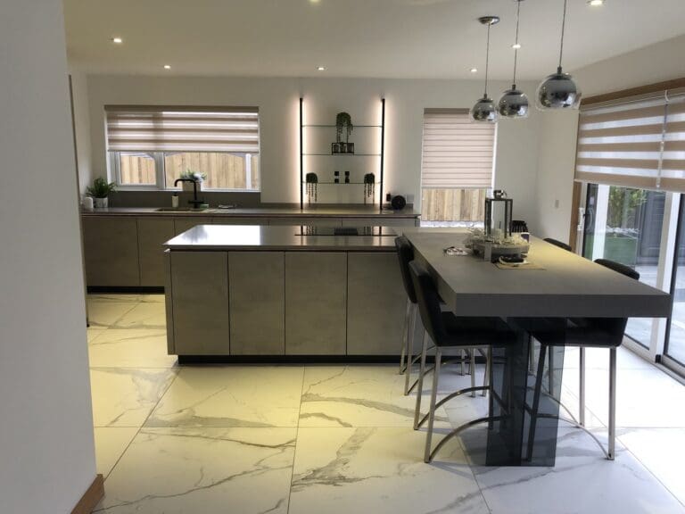 Matt Grey Handless Kitchen7 | Classique Kitchens, Carlisle