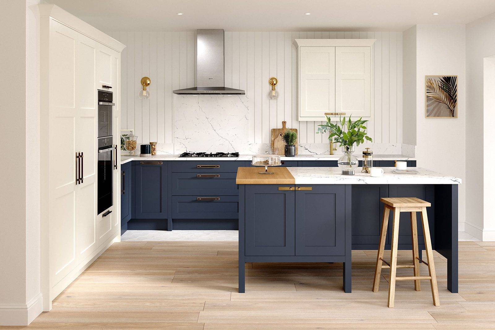 Second Nature Modern Shaker Kitchen | Colourhouse Interiors, Caterham